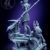 Image 4 of Shadowheart - Baldur's Gate 3 Fan Art Statue and Bust 