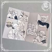 Image 2 of [ORIGINAL CHARACTER] - Zin and stickers - Rakka, Zava and Iris