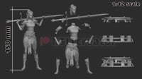 Image 2 of Lae Zel - Baldur's Gate 3 Fan Art Statue and Bust