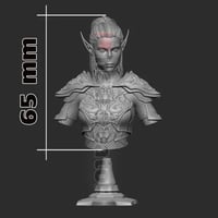 Image 4 of Lae Zel - Baldur's Gate 3 Fan Art Statue and Bust