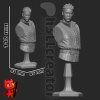 Image 6 of Wyll - Baldur's Gate 3 Fan Art Statue and Bust 