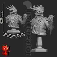 Image 5 of Dark-Urge Baldur's Gate 3 Fan Art Statue and Bust 
