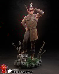 Image 2 of Minsc and Boo - Baldur's Gate 3 Fan Art Statue and Bust 