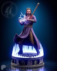 Image 3 of Gale - Baldur's Gate 3 Fan Art Statue and Bust 