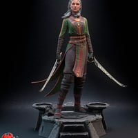 Image 3 of Jaheira - Baldur's Gate 3 Fan Art Statue and Bust 