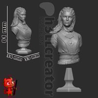 Image 5 of Jaheira - Baldur's Gate 3 Fan Art Statue and Bust 