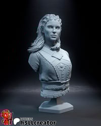 Image 4 of Jaheira - Baldur's Gate 3 Fan Art Statue and Bust 