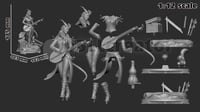 Image 2 of Alfria - Baldur's Gate 3 Fan Art Statue and Bust 
