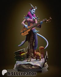Image 3 of Alfria - Baldur's Gate 3 Fan Art Statue and Bust 