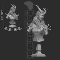 Image 5 of Alfria - Baldur's Gate 3 Fan Art Statue and Bust 