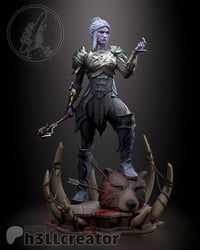 Image 3 of Minthara - Baldur's Gate 3 Fan Art Statue and Bust 