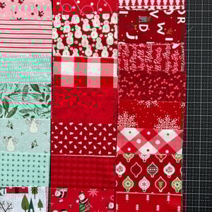 Image of (224) 5" squares of Christmas Fabrics