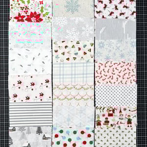 Image of (224) 5" squares of Christmas Fabrics