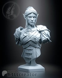 Image 4 of Minthara - Baldur's Gate 3 Fan Art Statue and Bust 