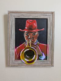 Trumpeter in Red