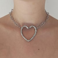 Image 1 of Empty Heart Necklace