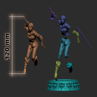 Image 2 of Ciri - The Witcher Fan Art Statue and Bust 