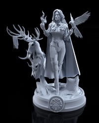 Image 1 of Yennefer with Skull - The Witcher Fan Art Statue and Bust 