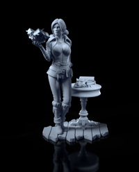 Image 1 of Triss Merrigold with Book - The Witcher Fan Art Statue and Bust