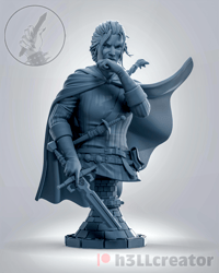 Image 4 of Meve Queen of Lyria and Rivia - The Witcher Fan Art Statue and Bust 