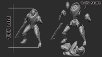 Image 2 of Garrus Vakarian - Mass Effect Fan Art Staute and Bust 