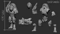 Image 2 of Wrex - Mass Effect Fan Art Statue and Bust 