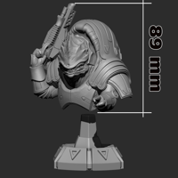 Image 5 of Wrex - Mass Effect Fan Art Statue and Bust 