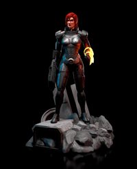 Image 3 of Commander Shepard Female - Mass Effect Fan Art 