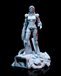 Image 1 of Commander Shepard Female - Mass Effect Fan Art 