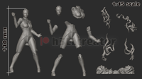 Image 2 of Liara -Mass Effect Fan Art Statue and Bust 
