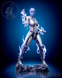 Image 3 of Liara -Mass Effect Fan Art Statue and Bust 