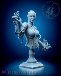 Image 4 of Liara -Mass Effect Fan Art Statue and Bust 