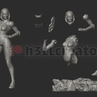 Image 2 of Edi - Mass Effect Fan Art Statue and Bust 