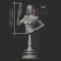Image 5 of Edi - Mass Effect Fan Art Statue and Bust 