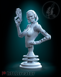 Image 4 of Edi - Mass Effect Fan Art Statue and Bust 