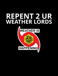 Image 2 of THE WEATHER IS HAPPENING REPENTANCE UNISEX CREW NECK T-SHIRT