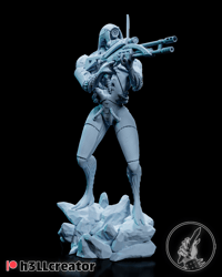 Image 1 of Legion - Mass Effect Fan Art Statue and Bust 