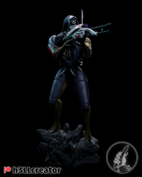 Image 3 of Legion - Mass Effect Fan Art Statue and Bust 