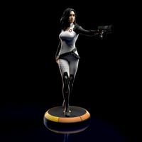 Image 2 of Miranda with gun - Mass Effect Fan Art Statue and Bust 