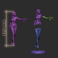 Image 3 of Miranda with gun - Mass Effect Fan Art Statue and Bust 