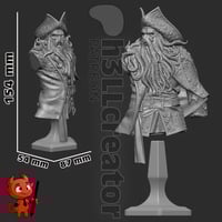 Image 5 of Davy Jones - Pirates of the Caribbean Fan At Statue and Bust 