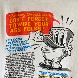 Image of Robert Crumb 'Tommy Toilet' T-Shirt