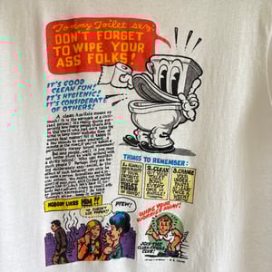 Image of Robert Crumb 'Tommy Toilet' T-Shirt