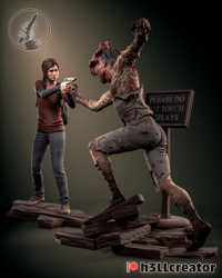 Image 3 of Eli and Clicker - Last of Us Fan Art diorama
