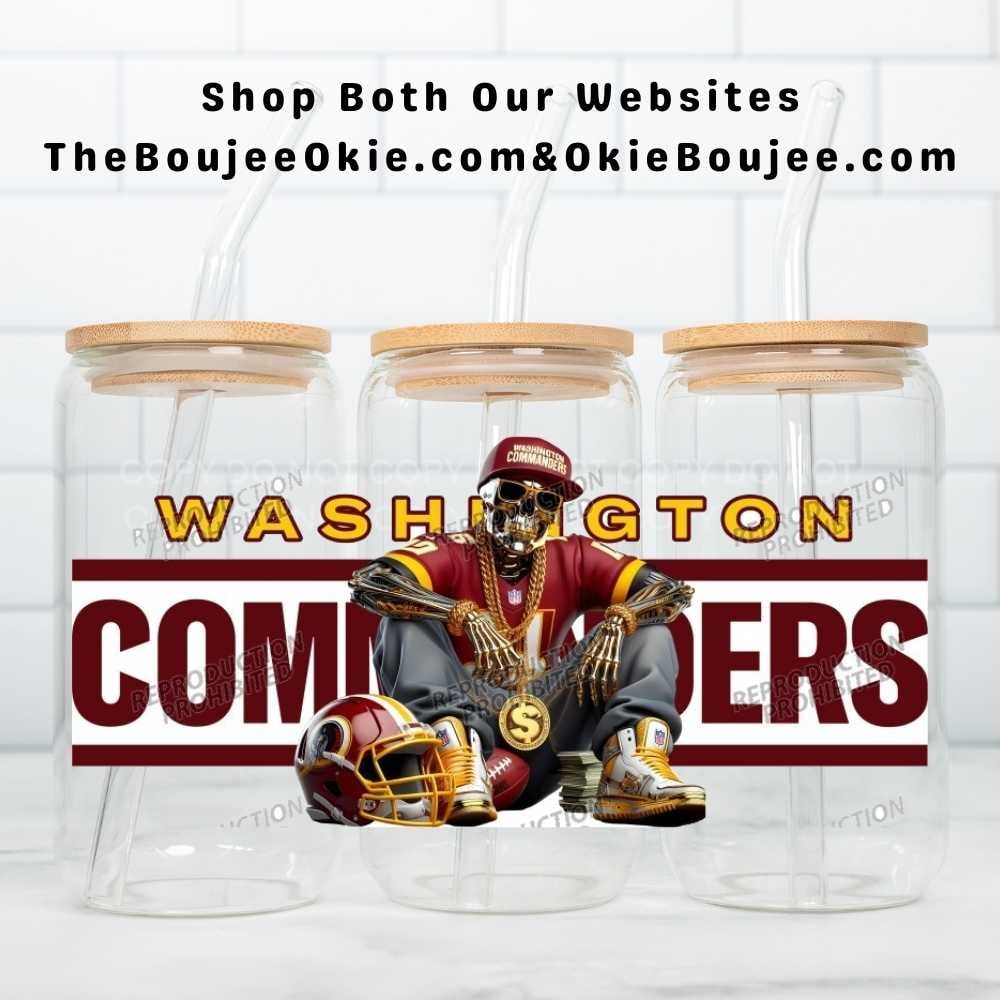 Image of Washington Commanders Uv Dtf Wraps & Decal Choice of 4