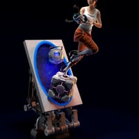 Image 2 of Chell - Portal Fan Art 
