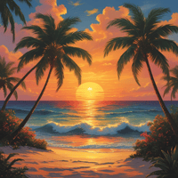 Caribbean Sunset Body Oil (Butter Oil)