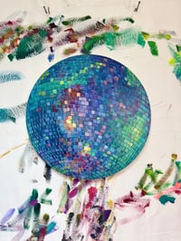 Mercury Disco Ball by Sari Shryack - Original Painting