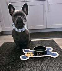 Image 1 of Dog Bone food mat-small