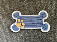 Image 2 of Dog Bone food mat-small